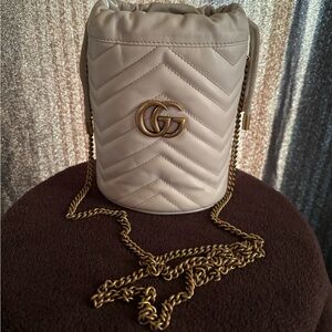 GUCCI Marmount Mini Bucket Bag